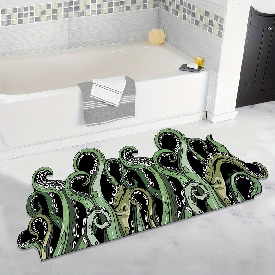 1Pc Green 8Ox8Ocm Floor Mat