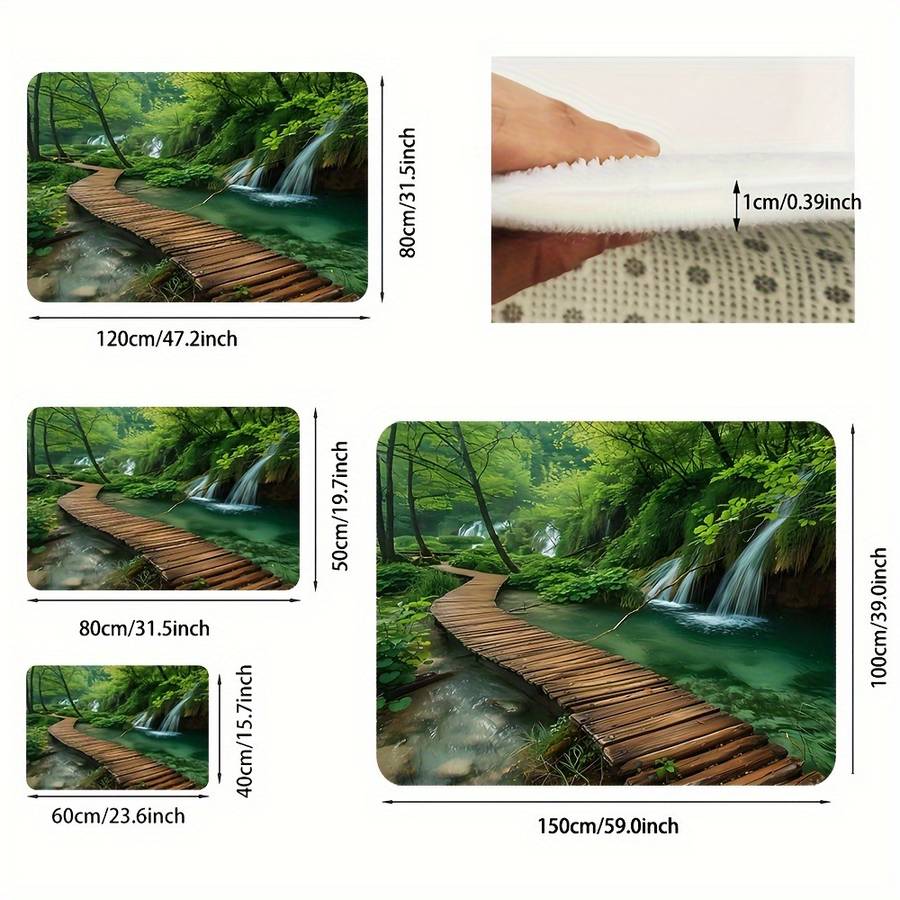 1Pc 80x120cm Floor Mat