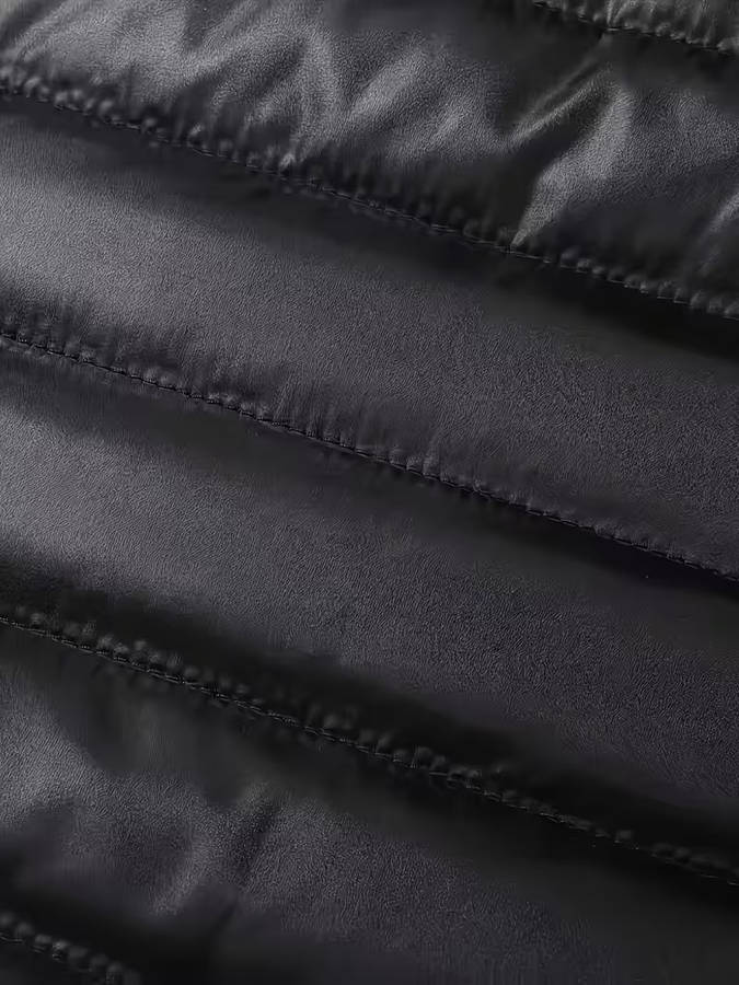 Men's Warm Padded Coat - XL - Black