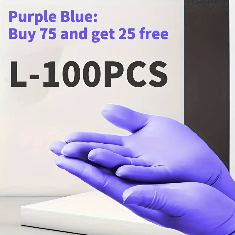 100Pcs Size L Household Cleaning Gloves