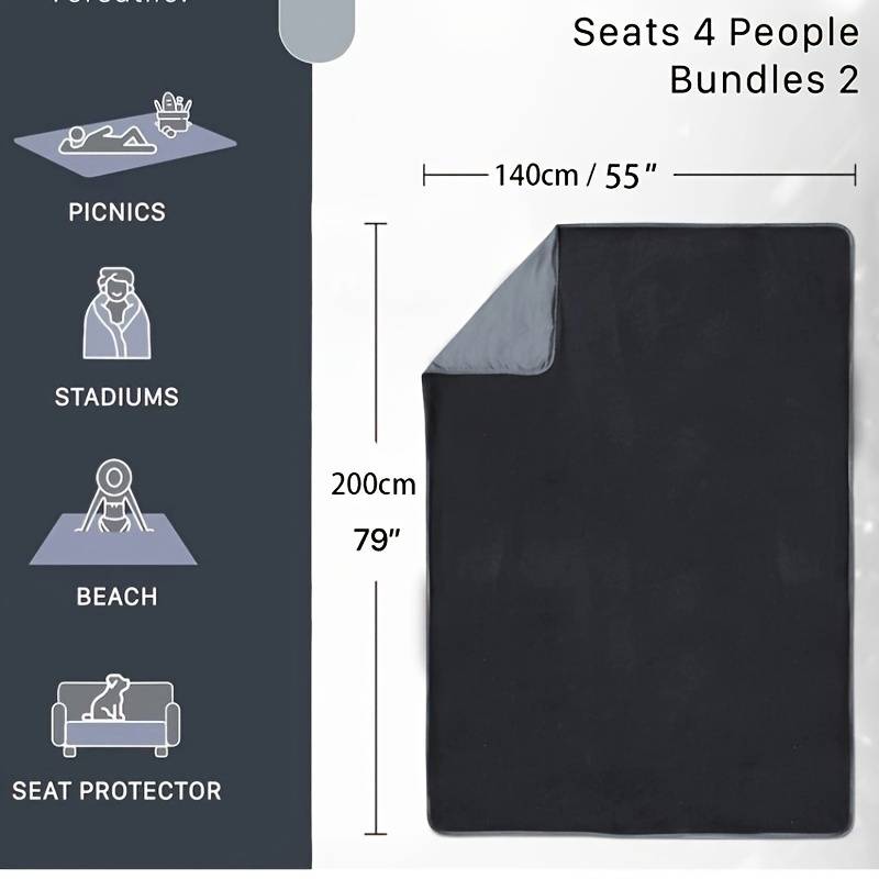 1ps Blanket Color Black