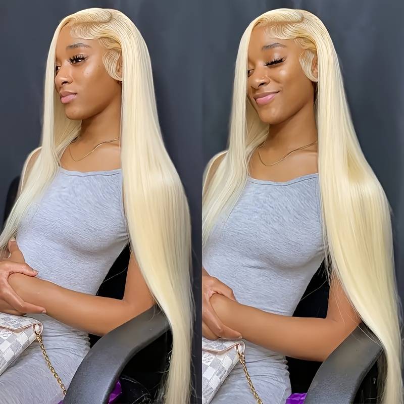 1Pc Light Yellow 71.12cm Fashion Design Wig