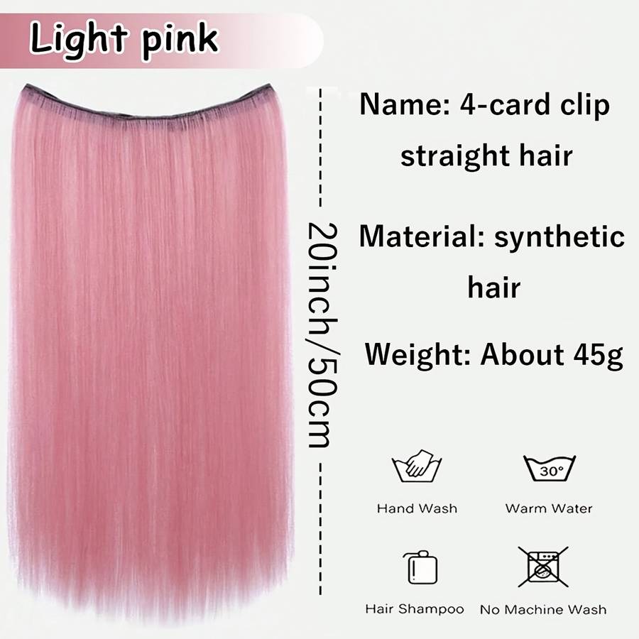 1Pc Dirty Orange 50.8cm Fashion Design Wig