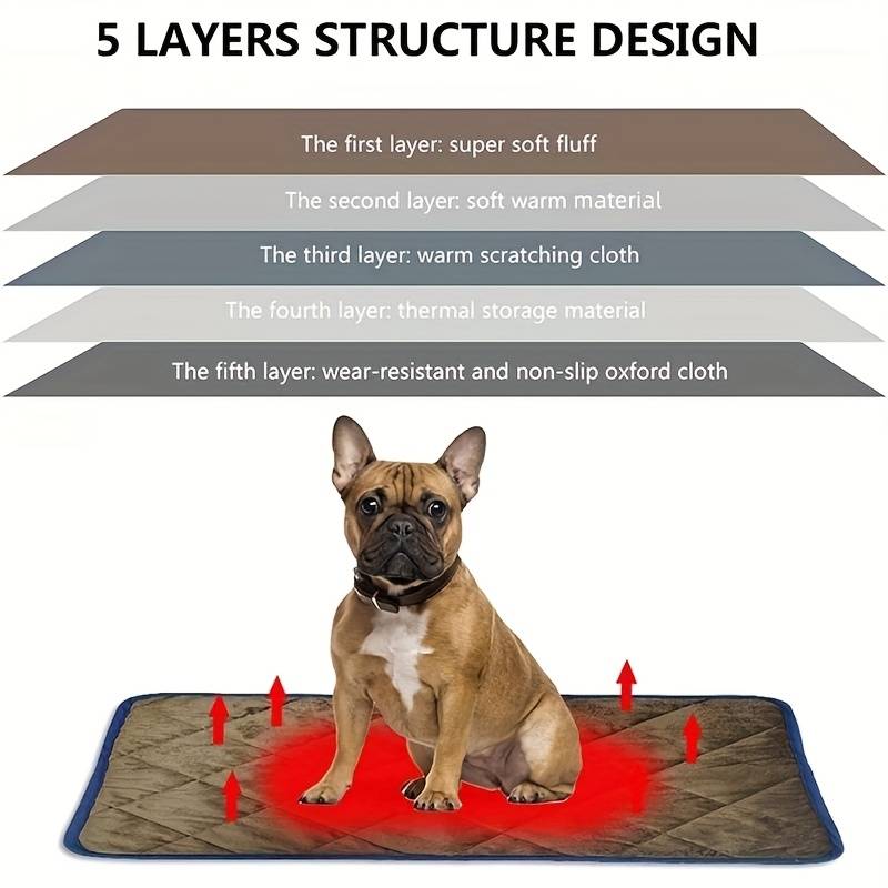 1PC Pet Mat Coffee Size Medium 48x70cm 19x28Inch