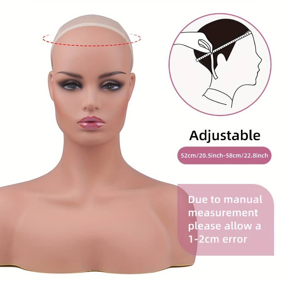1Pc Black Brown Golden Mix Fashion Design Wig