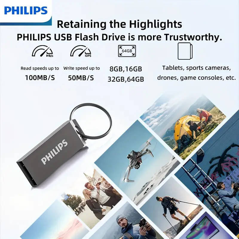 8GB Retractable USB Flash Drive