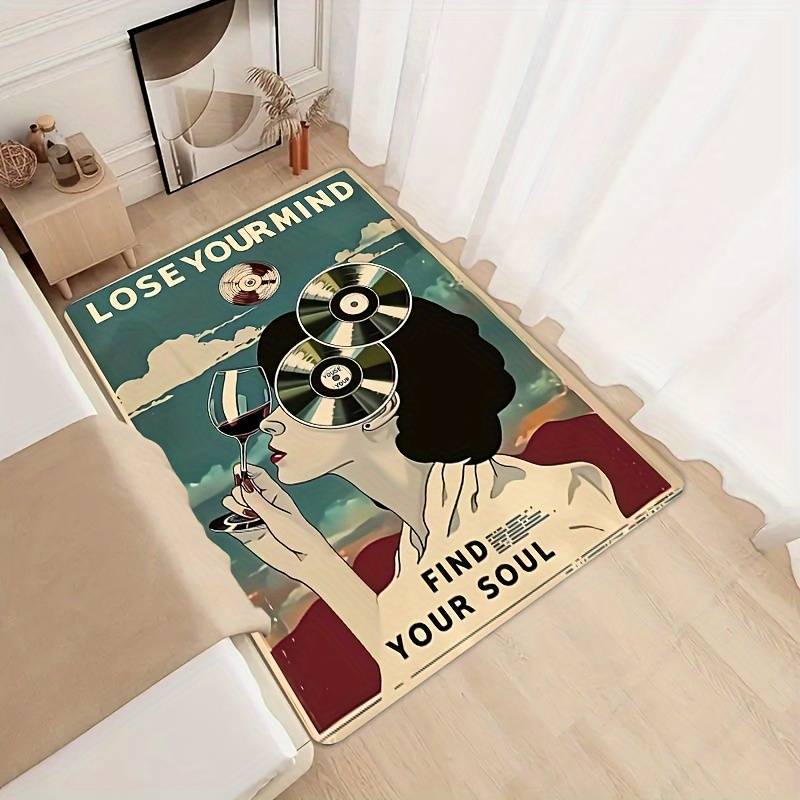 1Pc Blue 31.49x47.24inch 80x120cm Floor Mat