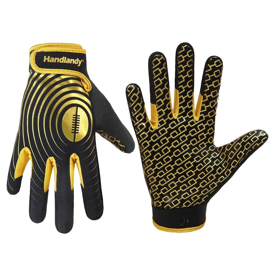 1 Pair White Golden Size M Outdoor Sports Gloves