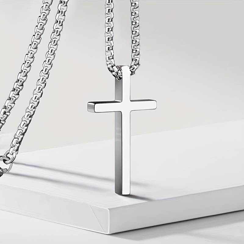 1 Piece Silvery Jesus Theme Pendant