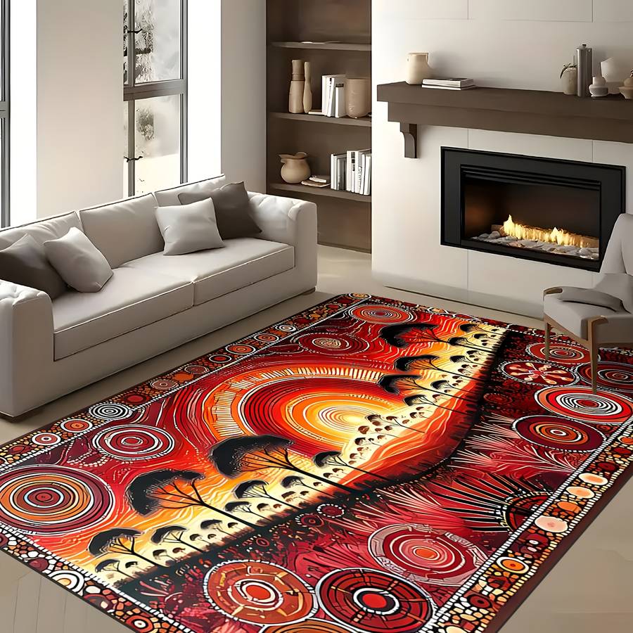 1Pc 80x120cm Floor Mat