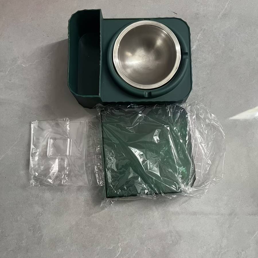 1pc Ashtray Stainless Steel Ashtray Slot Can be hung or placed on the table 3 storage slots