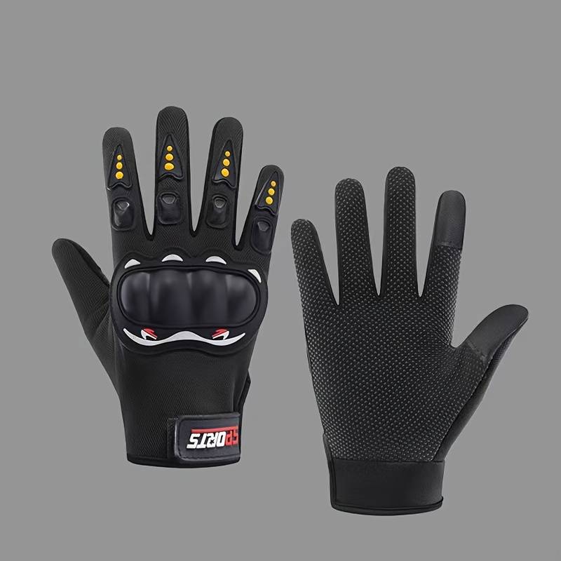 1 Pair Black Items Half Finger Exposed Gloves Outdoor Sports Gloves