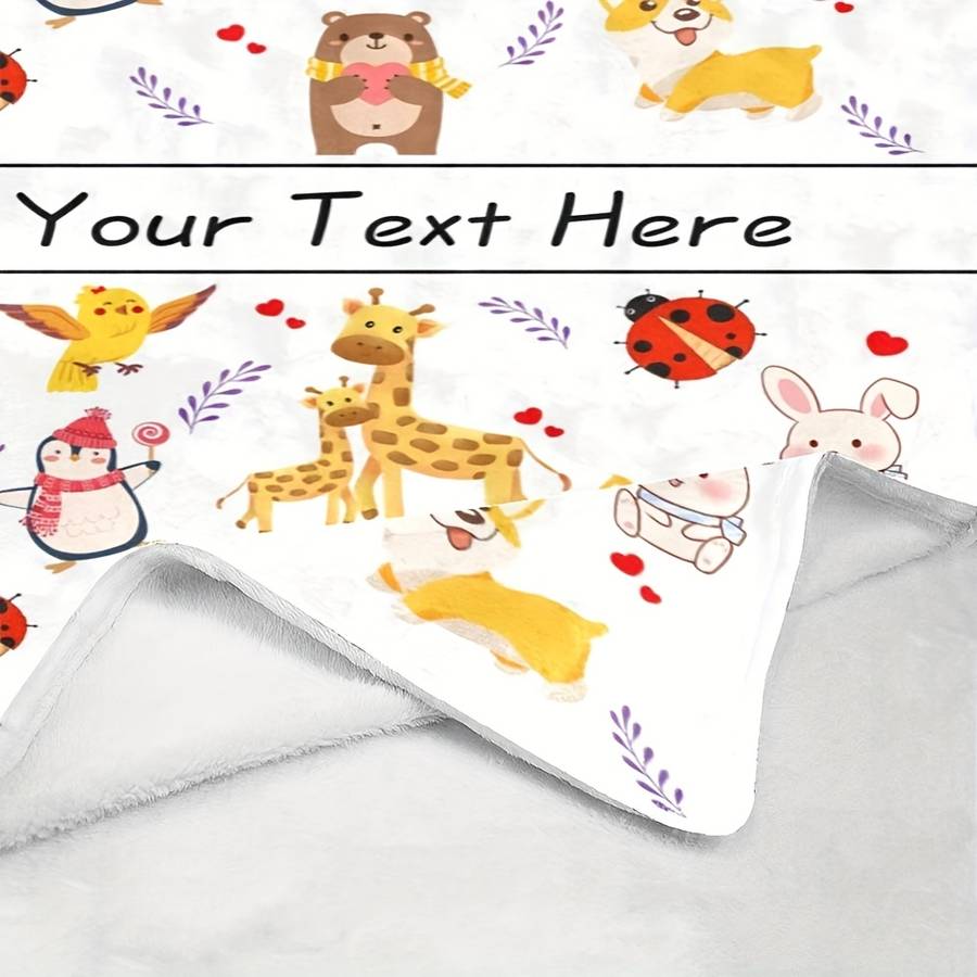 1ps Blanket Color White size 70x100cm