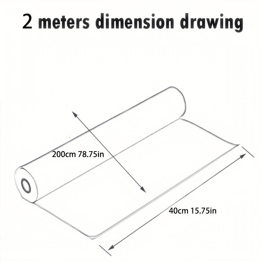 1PC Wall StickersRed 40x200cm 15.75inx78.74in