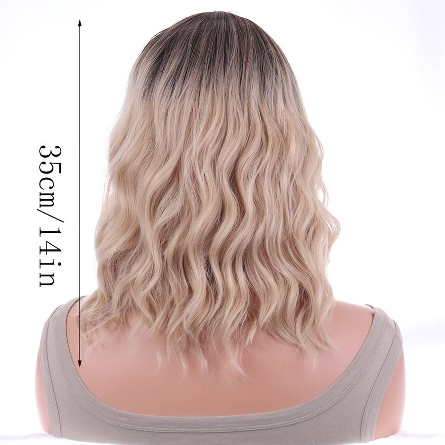 1Pc Linen 35.56cm Fashion Design Wig