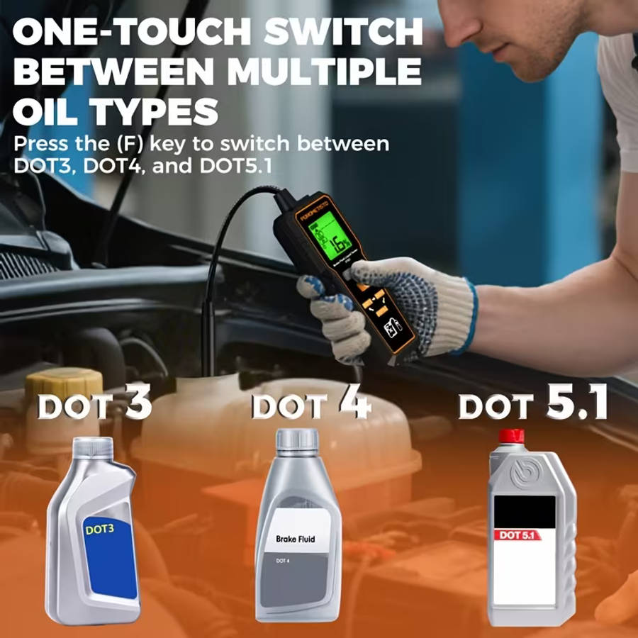 Portable Digital Brake Fluid Tester