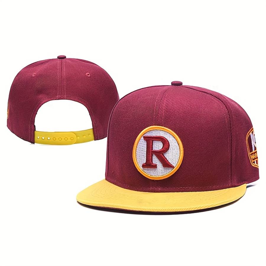 A Hip-Hop Embroidered Flat-Brim Hat Perfect