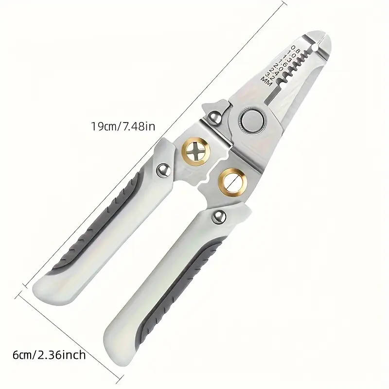 Heavy-Duty Stainless Steel Pliers and Wire Strippers