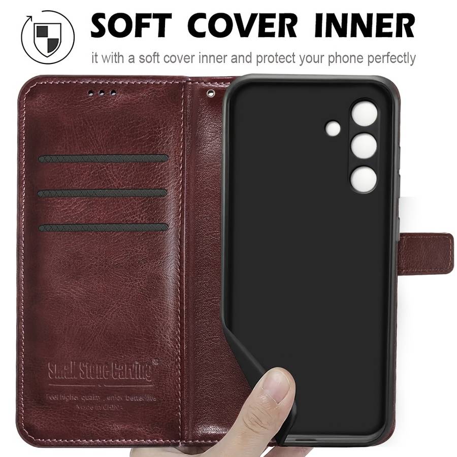 1pc A-Brown For Samsung Galaxy A55 Phone Cases