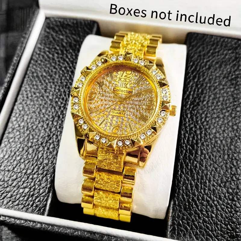 1 Luxury Men's Quartz Watch Set