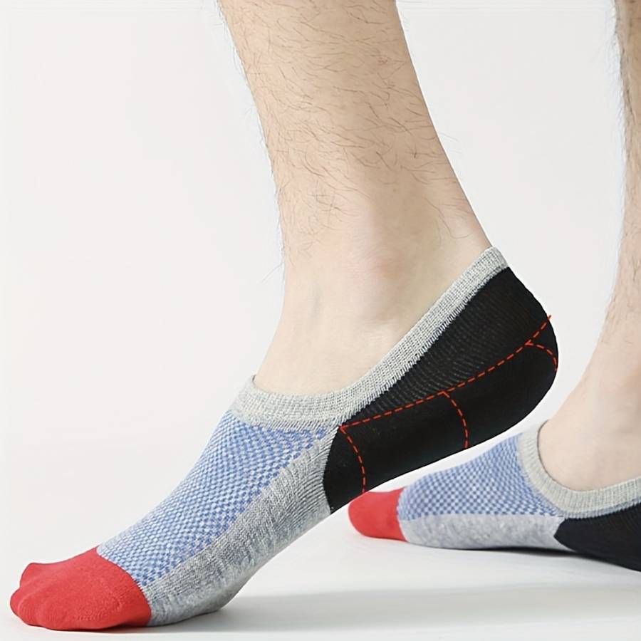 6 Pairs Of Mixed Colors One Size High Elastic Socks