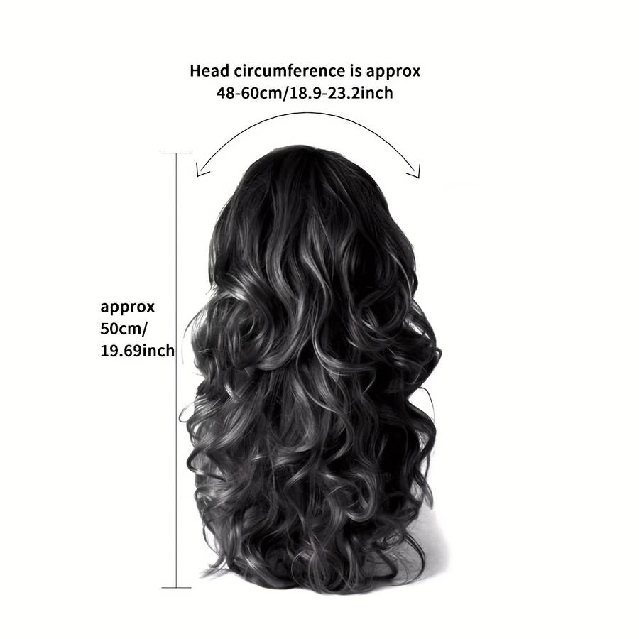 1Pc Linen 50.8cm Fashion Design Wig