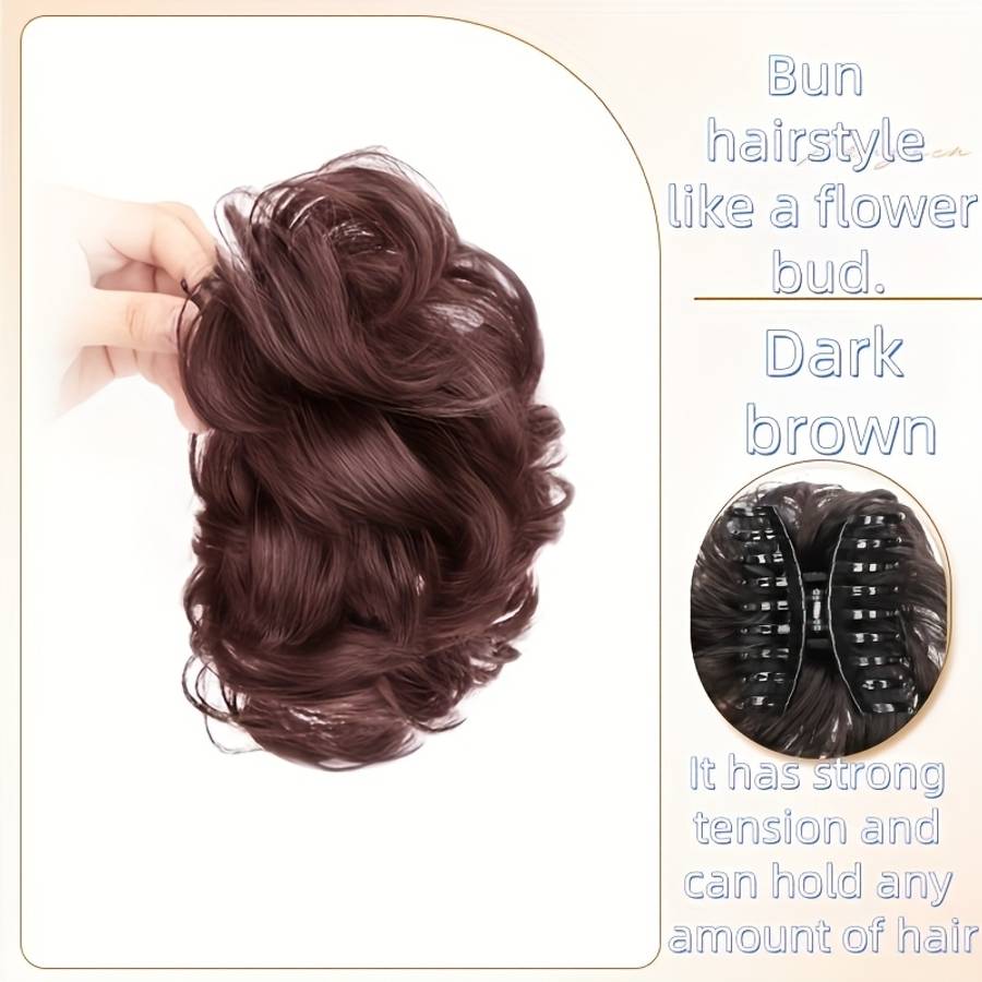 Black Brown Color 15.24Cm Fashion Design Wig