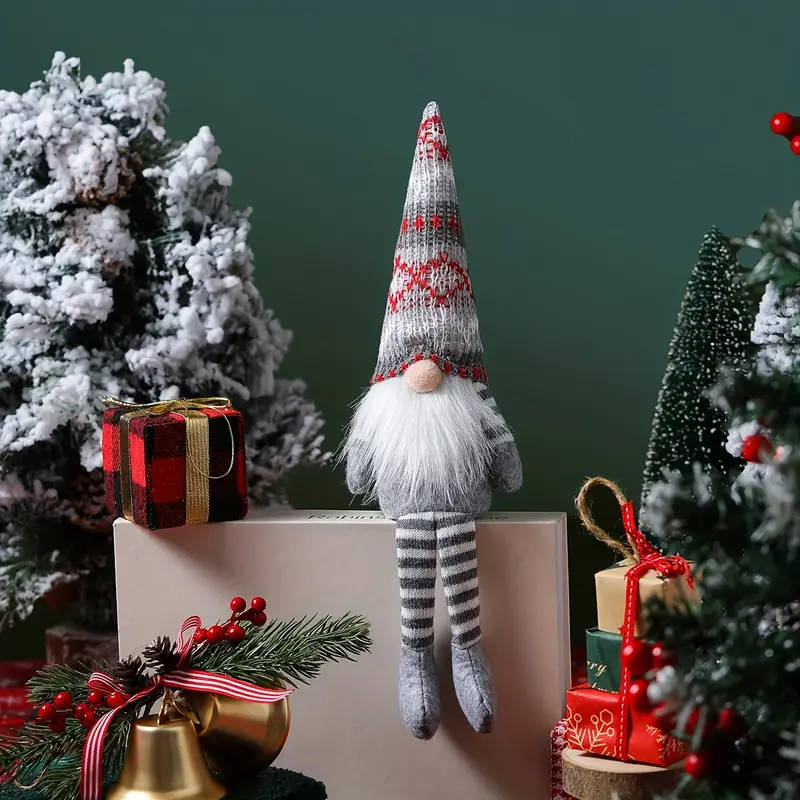3-Piece Festive Christmas Gnome Dolls
