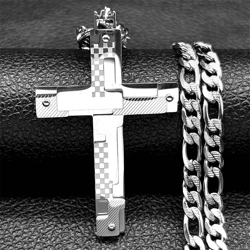 1 Piece Golden Jesus Theme Pendant