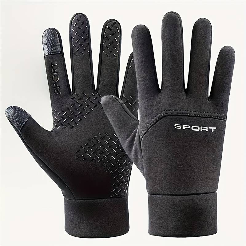 1 Pair Black Size M Outdoor Sports Gloves
