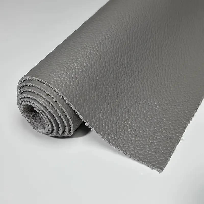 1 Piece Of Faux Leather Grey
