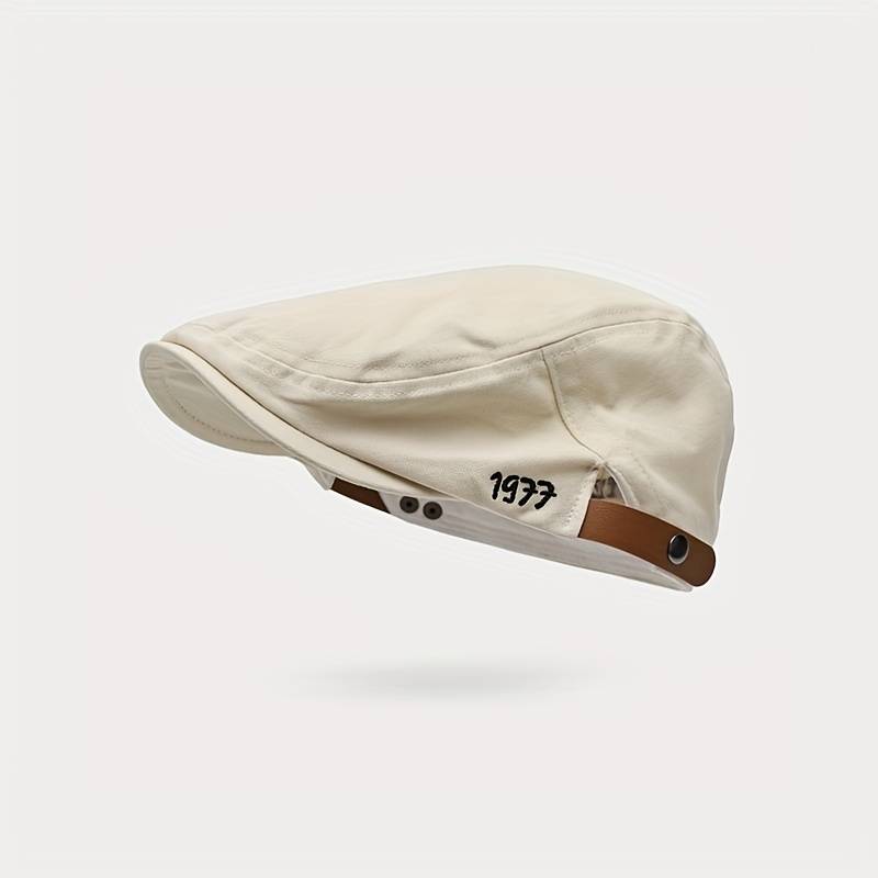 1pc Japanese-Style Unisex Forward-Facing Hats with a Literary British Retro Design Perfect for Art