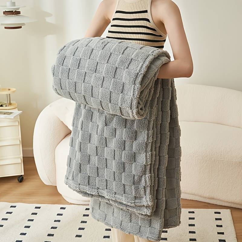 1ps Blanket Color Coffee Color size 150x200cm