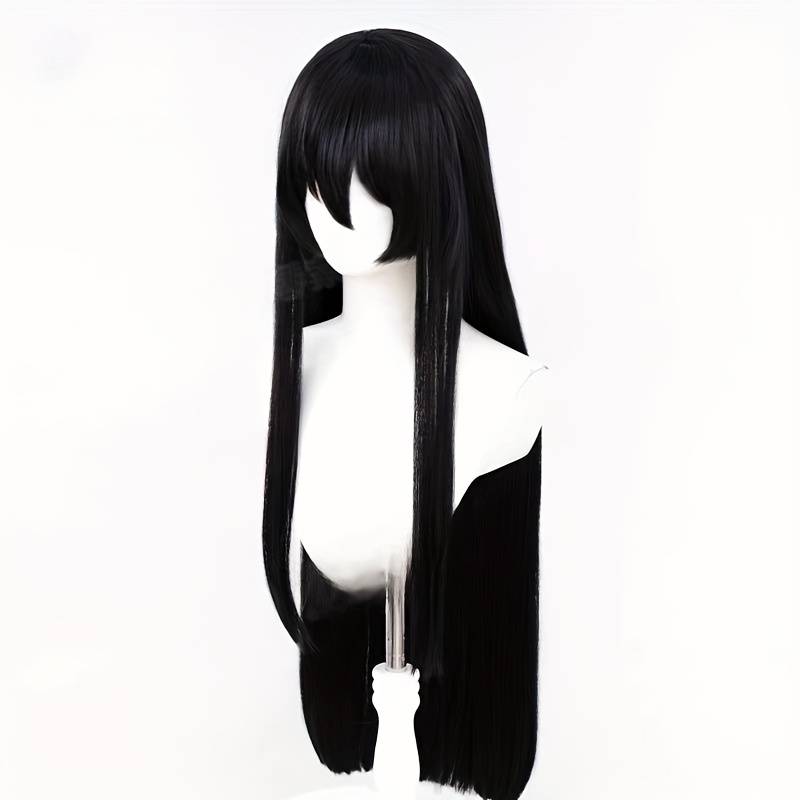 1Pc Black 66.04cm Fashion Design Wig