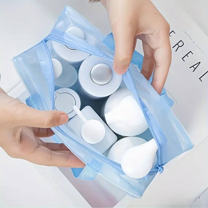 x5pcs Lightweight Travel Makeup Bags