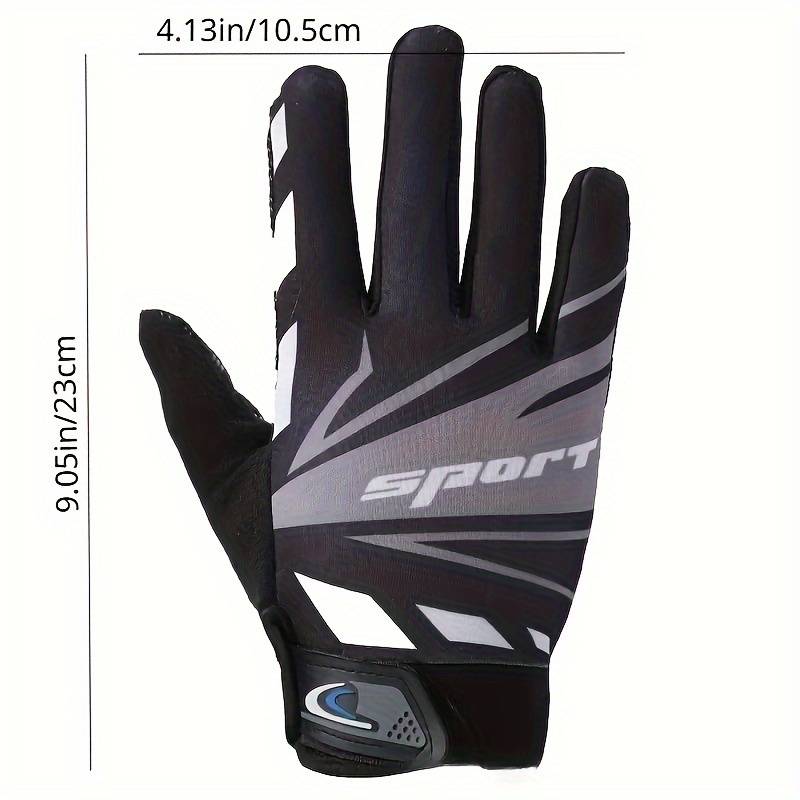 1 Pair Black One Size Outdoor Sports Gloves