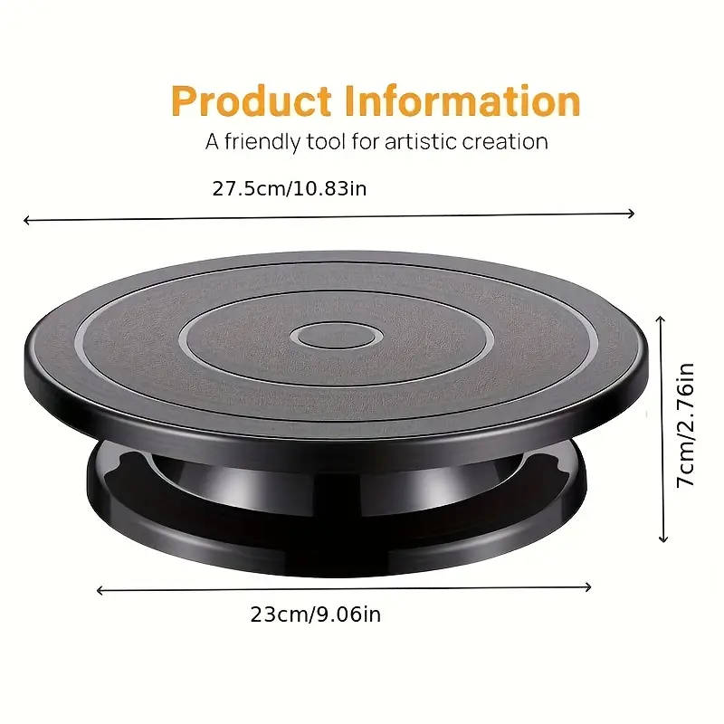 1 Black Cake Turntable