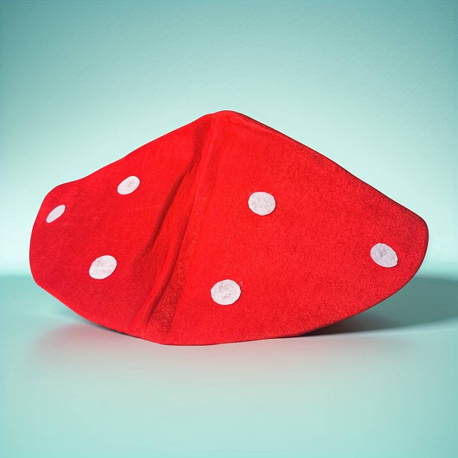 1pc Giant Mushroom Cap Hat Polyester Blend Novelty Carnivals Costume Accessory for Role Play Fun