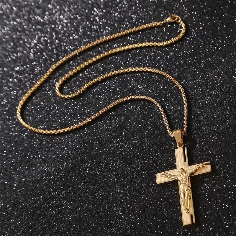 1 Piece Silvery Jesus Theme Pendant