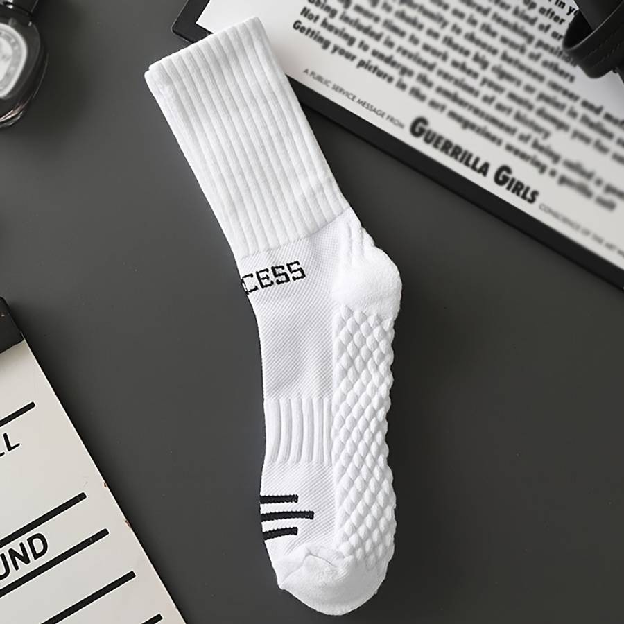 Sock White Eight Pairs One Size