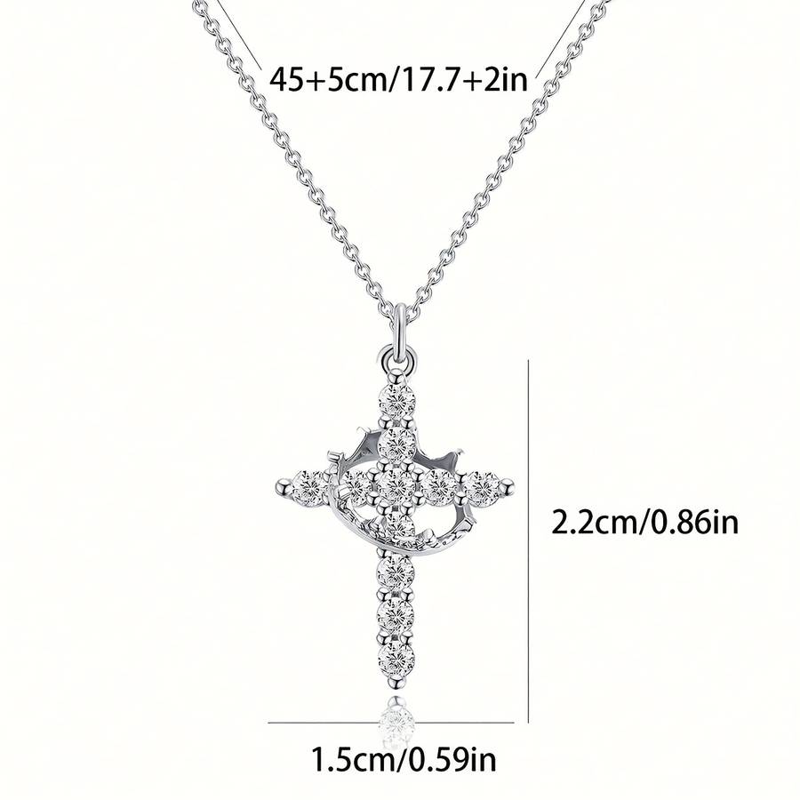1 Piece Silvery Jesus Theme Pendant