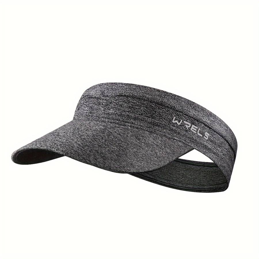 1pc WRELS Adjustable Sports Visor Hat Breathable Lightweight Perfect for Table Tennis Marath