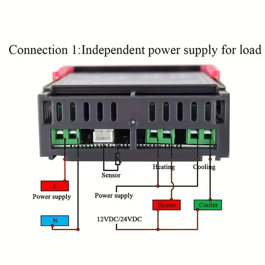 led digital thermostat for incubator temperature controller thermoregulator relay heating cooling 12v 24v Product details 2