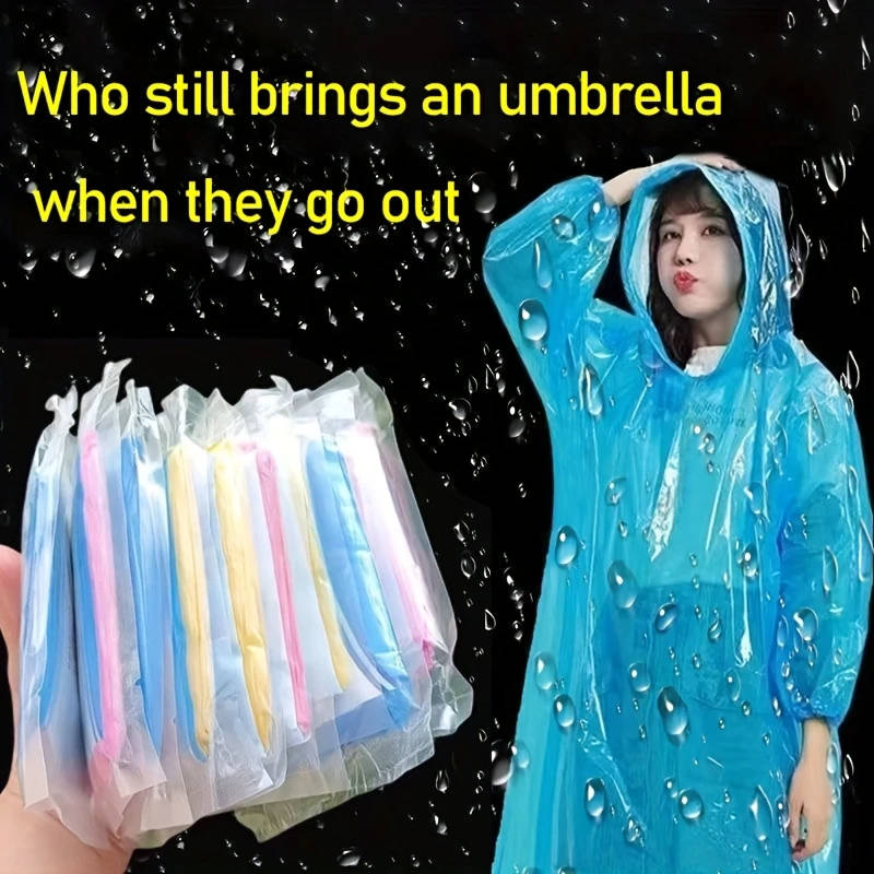 10 Portable Emergency Raincoats
