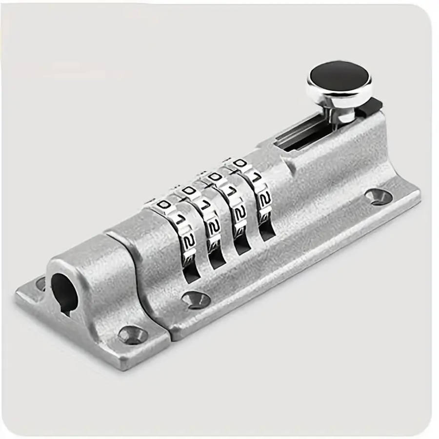 1pc Password Latch Lock Door Waterproof And Rust Proof Outdoor Security Anti-theft Locker Password L