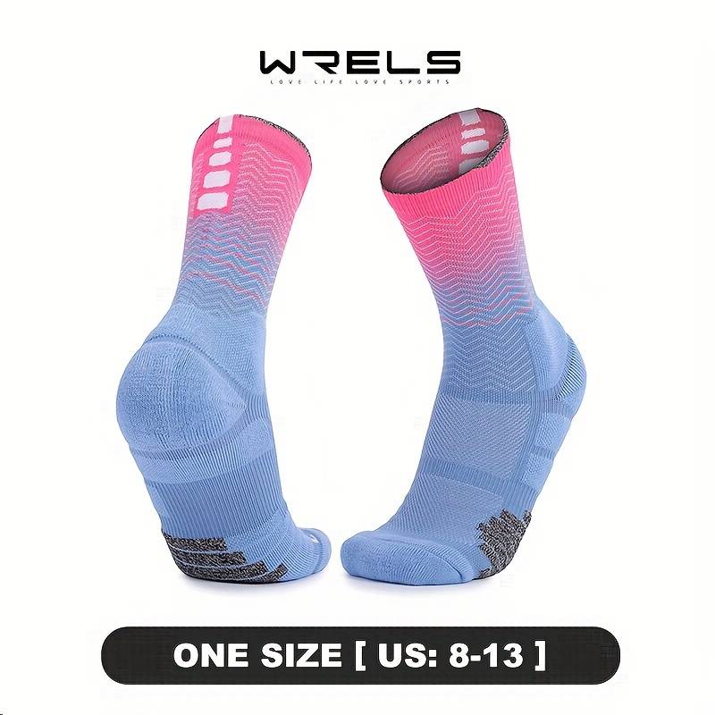1 Pair Sky Blue Pink  Socks