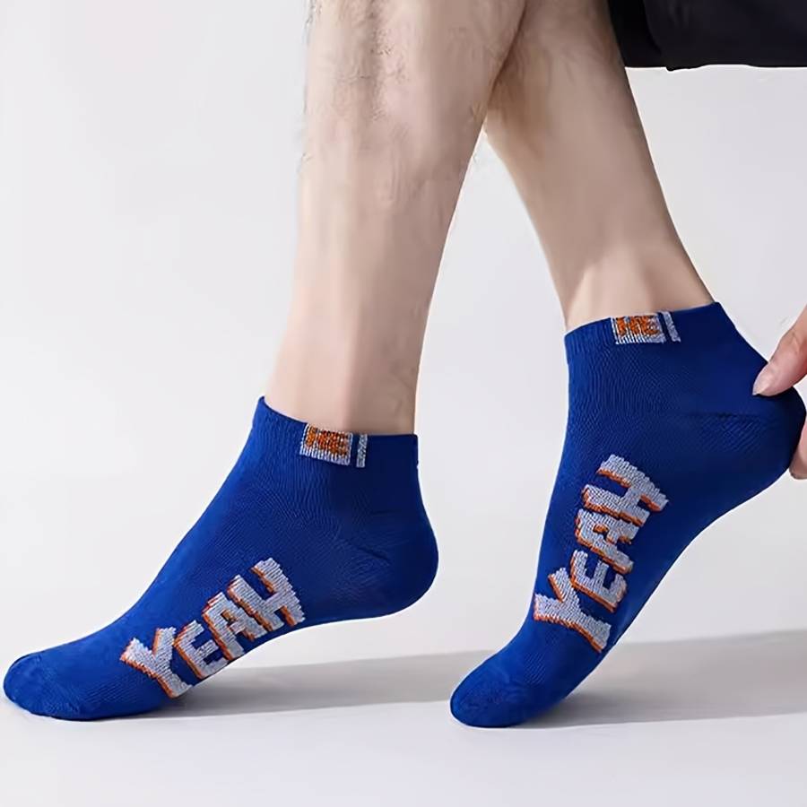 5 Pairs Of Random Colors One Size High Elastic Socks