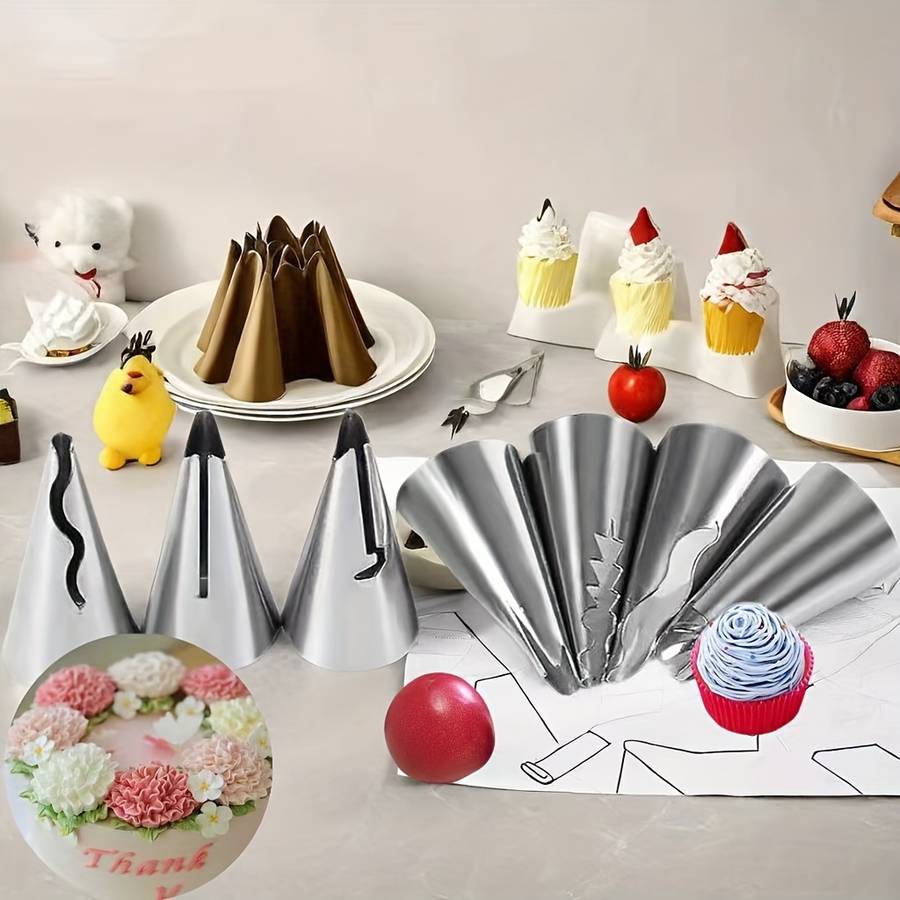7pcs Stainless Steel Cutlery Set Playful Patterns Polka Dots Food-Safe Dinnerware Ideal