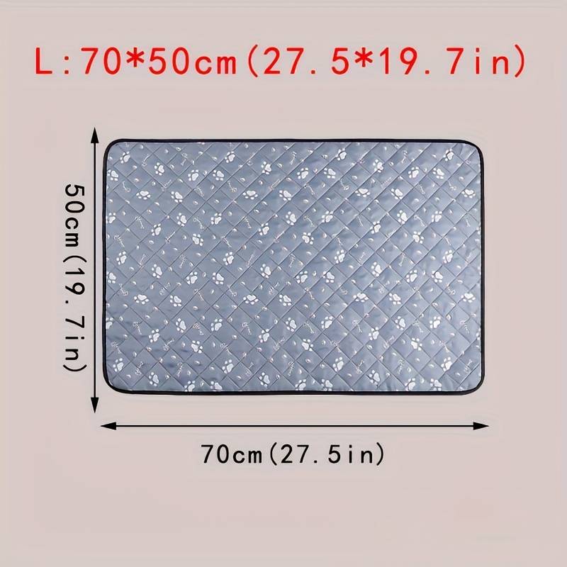 1piece Light Blue Dog Paw Cooling Pad