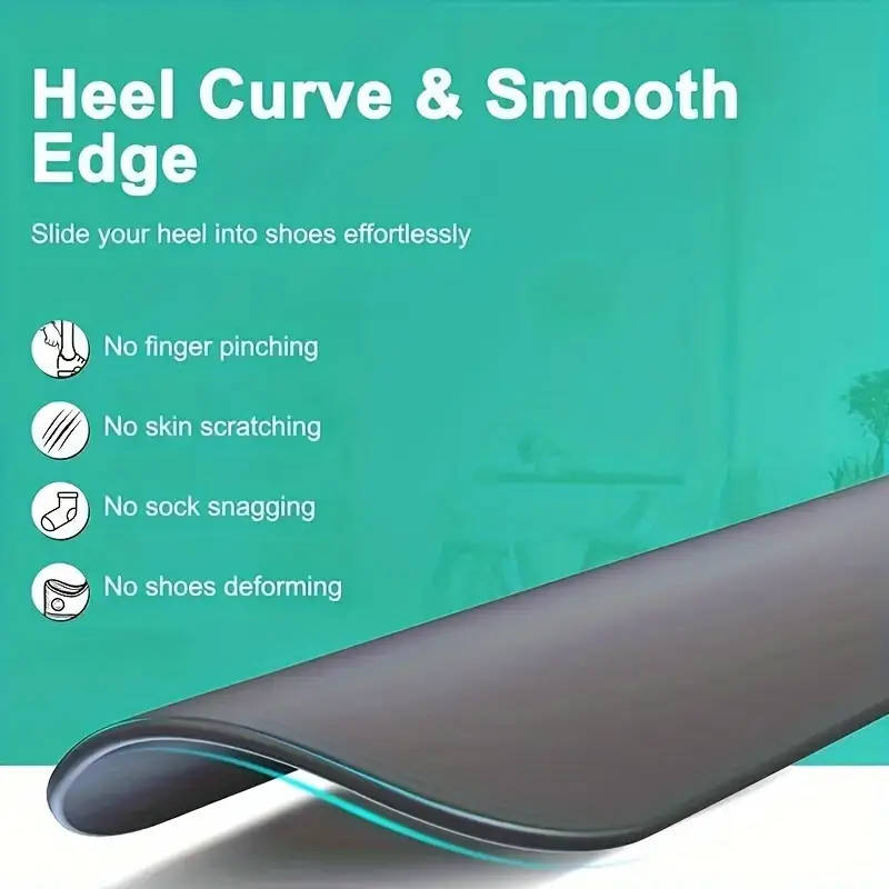 1pc Ergonomic Shoe Puller Adjustable 29.97-70.87cm Portable Stainless Steel Shoe Helper Easy-to-Use